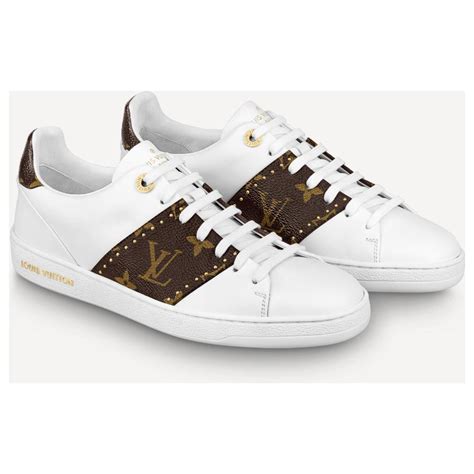 louis vuitton frontrow sneaker white|frontrow lv sneaker.